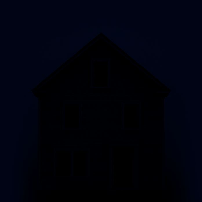 Casa com luzes apagada